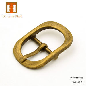 卸売亜鉛合金アンティーク真鍮ベルトバックル用ベルトアクセサリー - Product Image 2