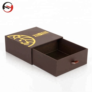 Confezione regalo con Logo personalizzato scatole per cassetti scorrevoli di lusso scatola per imballaggio regalo in pelle - Product Image 2