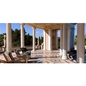 Bệ Nhà Trang Trí Bằng Đá Hoa Cương Thủ Công Cao Cấp Cột Rỗng Cột Trụ Cổng Đá - Product Image 4