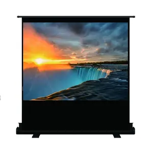 Mgf Màn Hình 72Inch Đến 100Inch Siêu Di Động Kéo Lên Màn Hình Máy Chiếu Sàn Màn Hình Chiếu