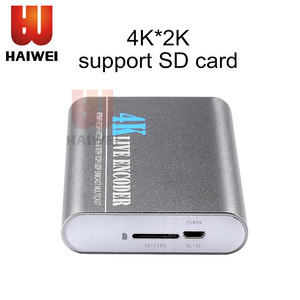 Grabar en la tarjeta SD H.265 4 K HDMI ip 1080 p UHD rtmp http udp RJ45 encoder para iptv streaming - Product Image 4