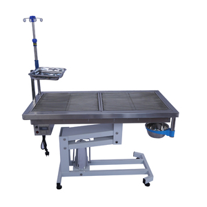 Bàn Điều Khiển Vet Áp Suất Thủy Lực Điện Nâng Bằng Thép Không Gỉ Bàn Ướt Thú Y - Product Image 3