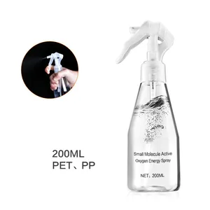 Garrafa de rega vazia 200ml, recipiente pulverizador gatilho, reutilizável, transparente, pulverizador gatilho, plástico, garrafa spray para animais de estimação