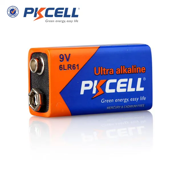 Hoge Kwaliteit 6lr61 Dry Cell 9V Niet Oplaadbare Alkaline Batterij Voor Draadloze Microfoon