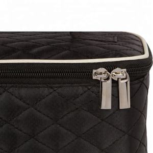 Gran profesional tela acolchada acolchado <span class=keywords><strong>2</strong></span> en 1 cosmética y tocador bolsa de maquillaje caso para las mujeres - Product Image 5