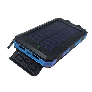 Cargador <span class=keywords><strong>Solar</strong></span> Impermeable para Teléfono, Banco de Energía de 20000mAh con Carga Rápida de 20W, Entrada Micro USB y Pantalla LED - Product Image 5