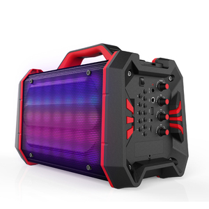 TS-222 Chất Lượng Cao Thiết Kế Mới Có Thể Sạc Lại 2.0 Bằng Gỗ & Nhựa Đỏ Ngoài Trời Bt Loa Di Động - Product Image 1