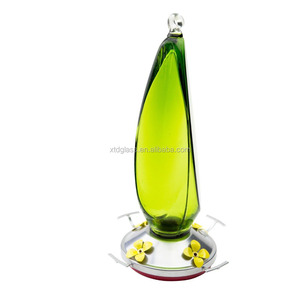 MUSE GARDEN glass hummingbird feeder wholesale - Product Image 3