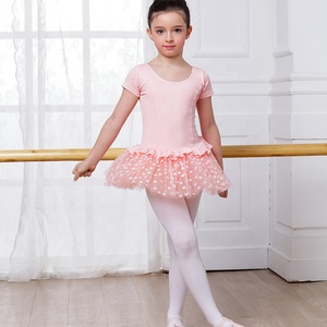 Dos <span class=keywords><strong>nu</strong></span> Manches Courtes <span class=keywords><strong>Ballet</strong></span> Danse Pratique Robe Tutu Pour Les filles Des Enfants - Product Image 1