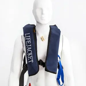 automatic 150N inflatable swimming fishing lifejacket portable marine adult PFD life jacket with co2 cylinder
