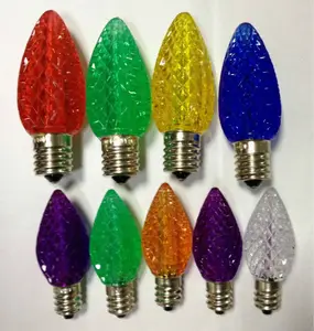 LED 0.3W 0.5 C7 / C9 Christmas decoration lighting bulb of Colors holiday lighting