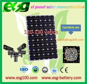 120 W el panel solar Monocristalino de Alta eficiencia, mono panel solar para uso doméstico - Product Image 6
