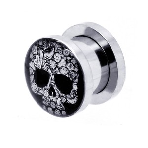 شعار الايبوكسي الفولاذ المقاوم للصدأ مخصصة اللحم نفق المقابس - Product Image 2
