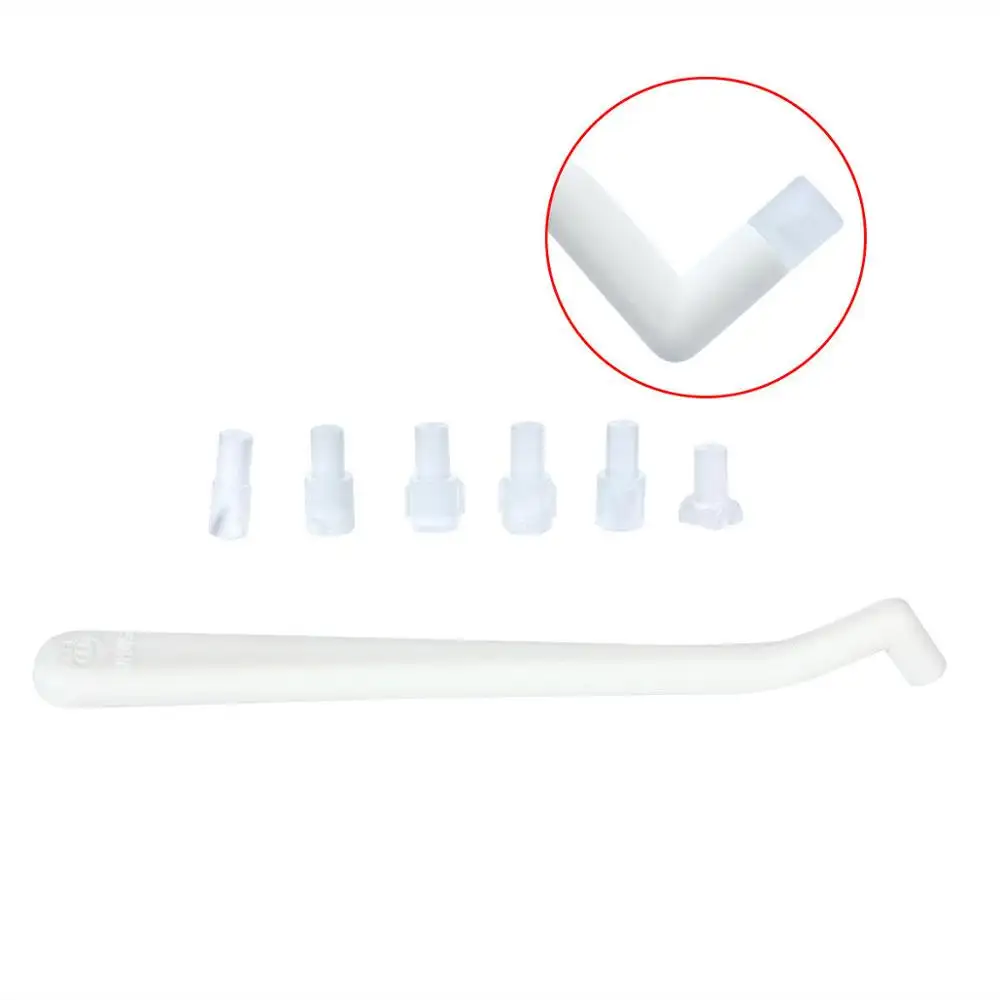 6 Pcs Per Kit Mini Gigi Orthodontic Bracket & Lingual Tombol Putih Estetika Cetakan Injeksi