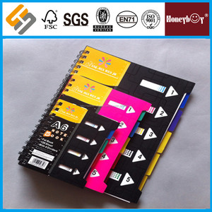 Espiral libreta de direcciones / plástico personalizada cubierta del cuaderno a4 - Product Image 1
