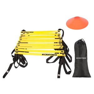 High Quality Adjustable Soccer Speed Agility Exercise Ladder and Cones Speed Training