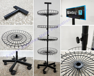 Giantmay Đa-Chức Năng Kẹo Ngọt Ngào Đứng Sô Cô La Hiển Thị Đổ Thùng Với Bánh Xe - Product Image 5