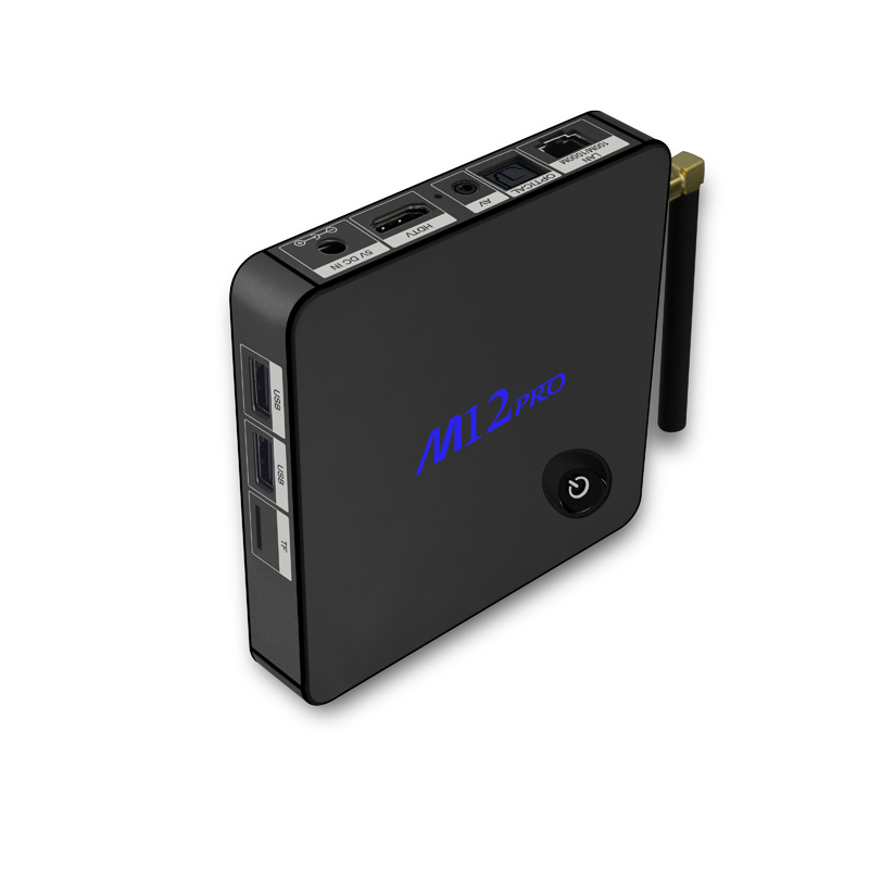 Receptor de tv digital 2 gb ram m12 pro smart tv box android 6.0 smart tv caja amlogic s912