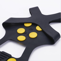 Crampons de glace en silicone légers unisexes crampons de glace d'hiver pour chaussure