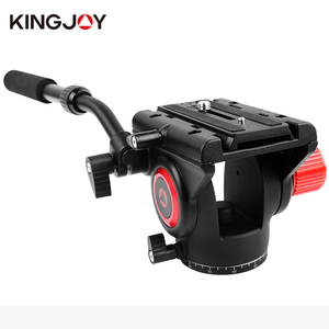 Kingjoy Sản Xuất Pro Gắn Toàn Cảnh Nhôm Chất Lỏng Máy Ảnh Video Tripod Head - Product Image 3