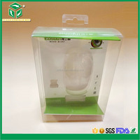 Wholesale PET Transparent Folding Packaging Box With Inner Blister Tray for Computer Mouse