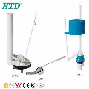 HTD <span class=keywords><strong>WC</strong></span> double vanne de chasse toilette bouton poussoir réservoir de toilette vanne à <span class=keywords><strong>flotteur</strong></span> - Product Image 2