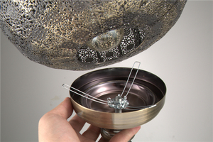 Zhenguzhen — lampe suspendue <span class=keywords><strong>en</strong></span> Bronze au style marocain, luminaire décoratif d'intérieur, idéal pour un chantier de dubaï, vente <span class=keywords><strong>en</strong></span> gros - Product Image 2