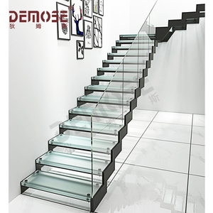 Diseños de <span class=keywords><strong>Escaleras</strong></span> Interiores en Forma de L de Acero y <span class=keywords><strong>Madera</strong></span>, Escalera Residencial Nueva, Moderna, Elegante y Sofisticada - Product Image 4
