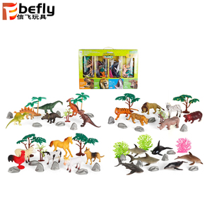 Set di 4 <span class=keywords><strong>Animali</strong></span> in Plastica: Selvaggia Selvaggia, <span class=keywords><strong>Fattoria</strong></span>, Mare e Dinosauri - Giocattolo <span class=keywords><strong>per</strong></span> <span class=keywords><strong>Bambini</strong></span> - Product Image 3