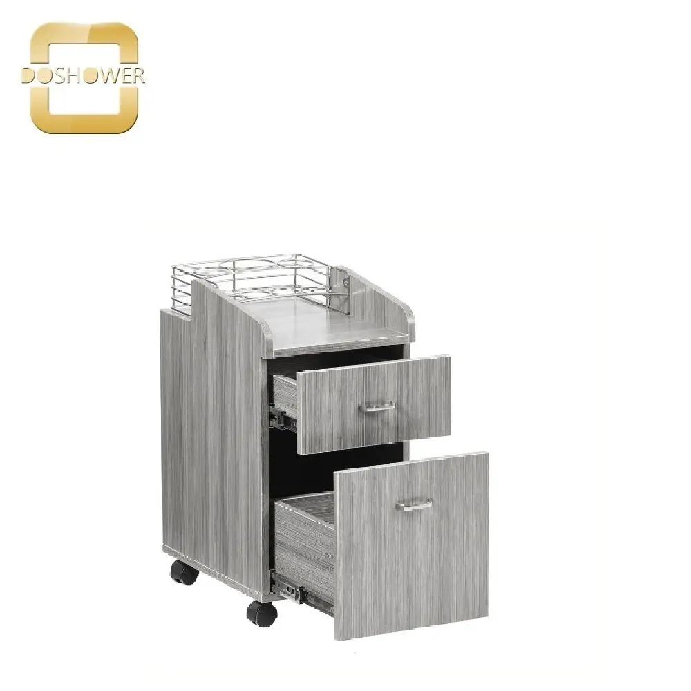 Neues Design grauer Nagel Spa Trolley Cart Großhandel Multifunktions-Trolley Cart