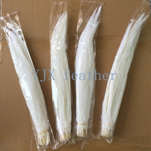 <span class=keywords><strong>Plumes</strong></span> de queue de coq grizzly blanc neige 40-45cm pour costumes de carnaval - Product Image 6