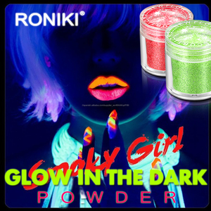 RONIKI brillan en el pigmento oscuridad en polvo para uñas arte se lumbra en <span class=keywords><strong>la</strong></span> noches - Product Image 2