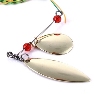 Hengjia Rotante In Metallo Paillettes esche Da <span class=keywords><strong>Pesca</strong></span> Barbuto Rumoroso Spinner Buzzbait - Product Image 5