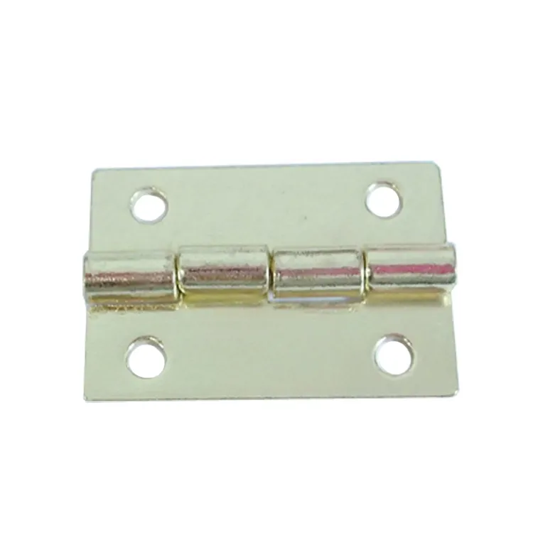 Factory supply Small steel brass plated box small craft butt furniture folding door and window hinge for glass door