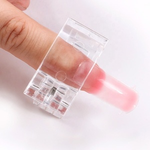 Vente en gros d'extension d'ongle de doigt LED UV pinces en plastique outil de nail art pinces à ongles - Product Image 1