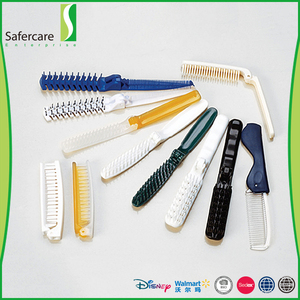 Plegable Tamaño Pequeño Equipo de Pelo profesional Peine De Plástico Para <span class=keywords><strong>Hotel</strong></span> - Product Image 1