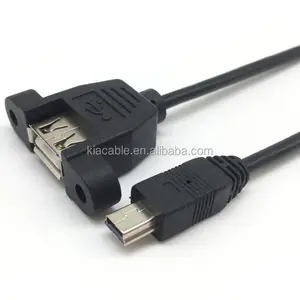 Front Panel Mount USB to Mini USB 5Pin Cable