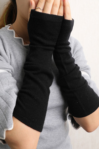 Custom Cable Design Ladies 36 <strong>Long</strong> Cashmere Thermal Arm Warmer Luxury Women Winter Warm Fingerless 100% Pure Cashmere <strong>Gloves</strong> - Product Image 3
