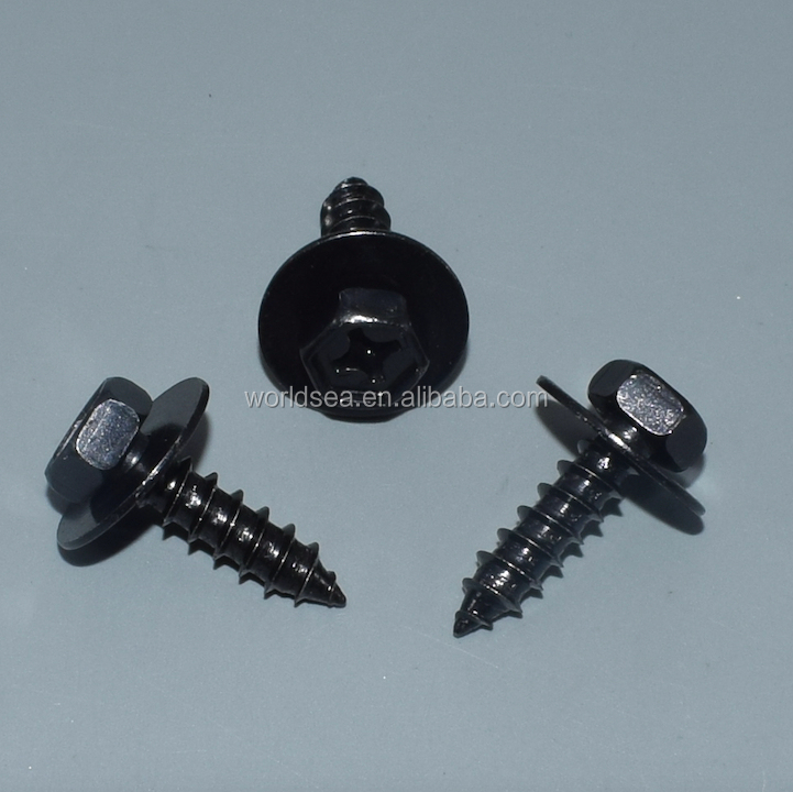 100 шт./пакет автомобильные металлические крепежные винты для бампера для Toyota 90159-60477