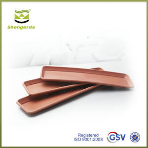 Plaques de plateau en plastique vtt, <span class=keywords><strong>rectangulaire</strong></span>, solide et Durable, soucoupes pour Pots de jardin, vente en gros, - Product Image 3