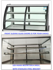 Comercial usado puerta de vidrio refrigeración panadería escaparate congelador refrigerador pastel congelador <span class=keywords><strong>para</strong></span> la venta - Product Image 5