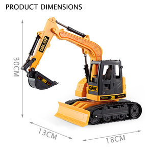 Camion RC Chenille pour Enfants 7 Canaux, Véhicule d'Ingénierie, Modèle d'Excavatrice, <span class=keywords><strong>Jouet</strong></span> RC avec Chargeur et Télécommande - Product Image 4