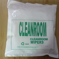 <strong>Best</strong> Clean High Quality Class 100 Laser Sealed Lint Free Polyester Cloth Cleanroom Wipers For Cleaning