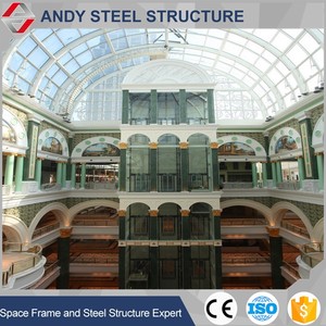 Palmo grande estructura de acero galvanizado y recubierto de polvo de acero techo del <span class=keywords><strong>edificio</strong></span> para el mercado - Product Image 2