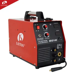 Lotos Mig140 Manufacture Hotsale Portable Mini CO2 Mig Soudeur dc 110v 220v Soudage à l'arc Machine