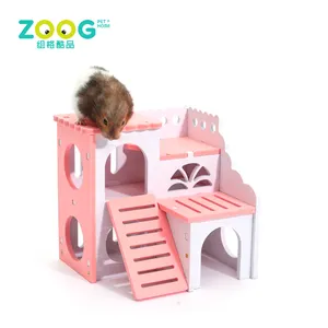 Produtos de animais de estimação casa de hamster de urso de ouro pequeno animal