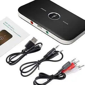 B6 <span class=keywords><strong>2</strong></span> Trong <span class=keywords><strong>1</strong></span> B6 Âm Thanh Không Dây <span class=keywords><strong>Bluetooth</strong></span> Receiver Xách Tay Transmitter 3.5MM Adapter Đối Với Trang Chủ Hệ Thống Âm Thanh - Product Image 1
