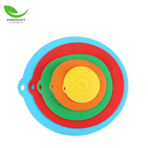 Đầy Màu sắc lò vi sóng an toàn Bát ly thực phẩm tươi bìa Silicone hút nắp nồi có nắp đậy - Product Image 5