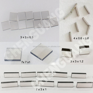 ไม่มีสีสีขาว CVD เพชรเดี่ยวคริสตัลเพชรแผ่นราคา 3*3*0.8 มม.110 Orientation - Product Image 5