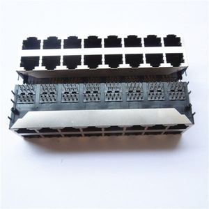 2X8 Multi-port Rj45 Réseau Connecteur Bouclier 8Pin Modulaire Prise EMI - Product Image 3